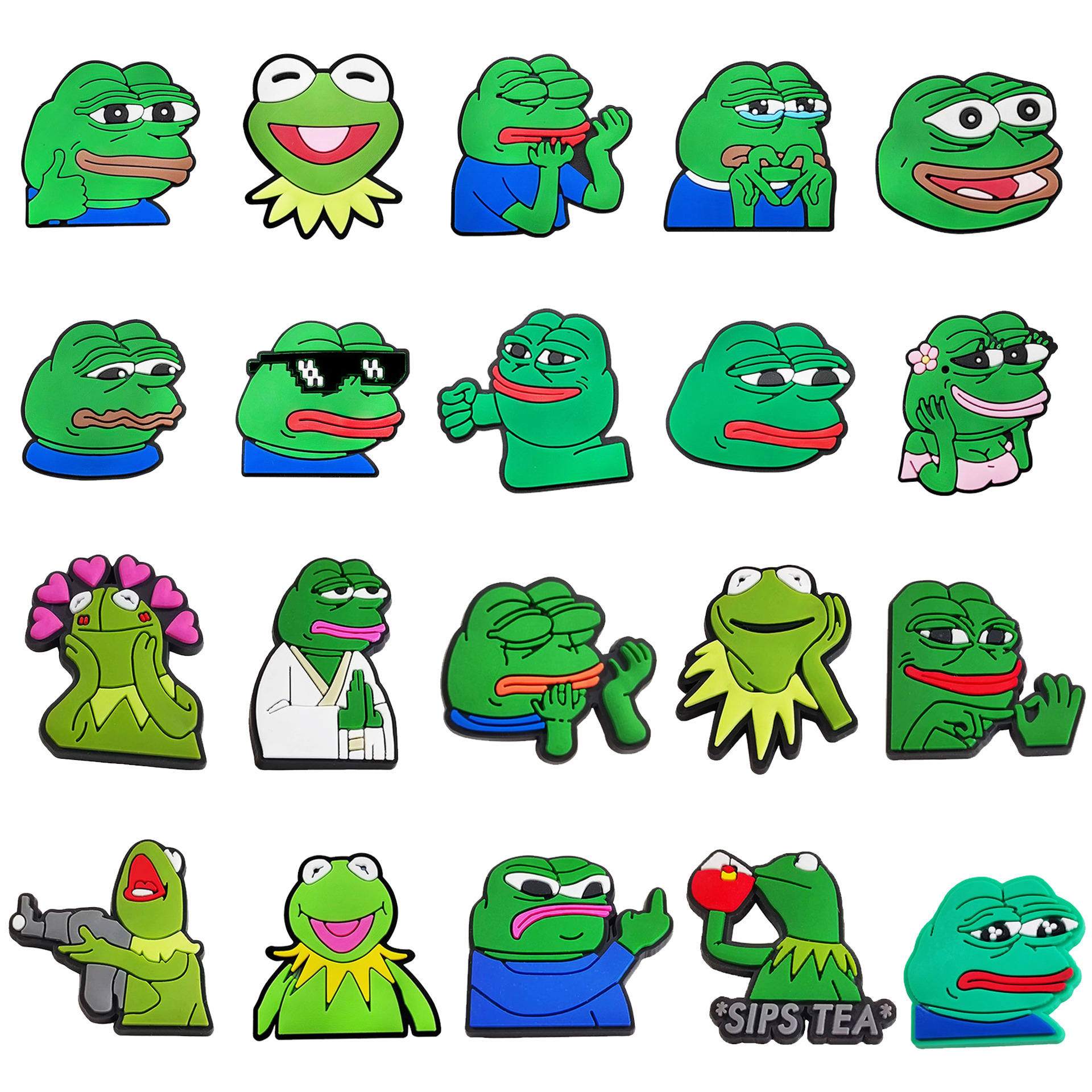 Women'S Accessories For Crocs - New Arrivals Cute Frog Animals Shoe