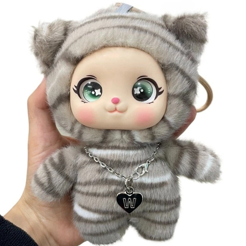 Women'S Keychain Accessories - New Cute Kitty Vinyl Face Plush