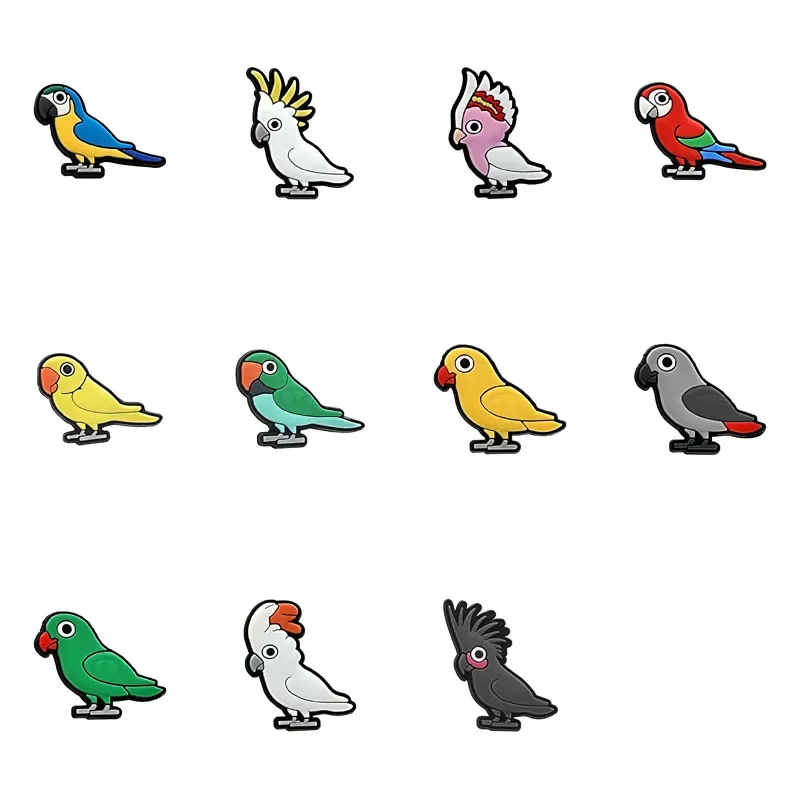 Women'S Accessories For Crocs - Shoe Charms for Crocs Accessories Parrot
