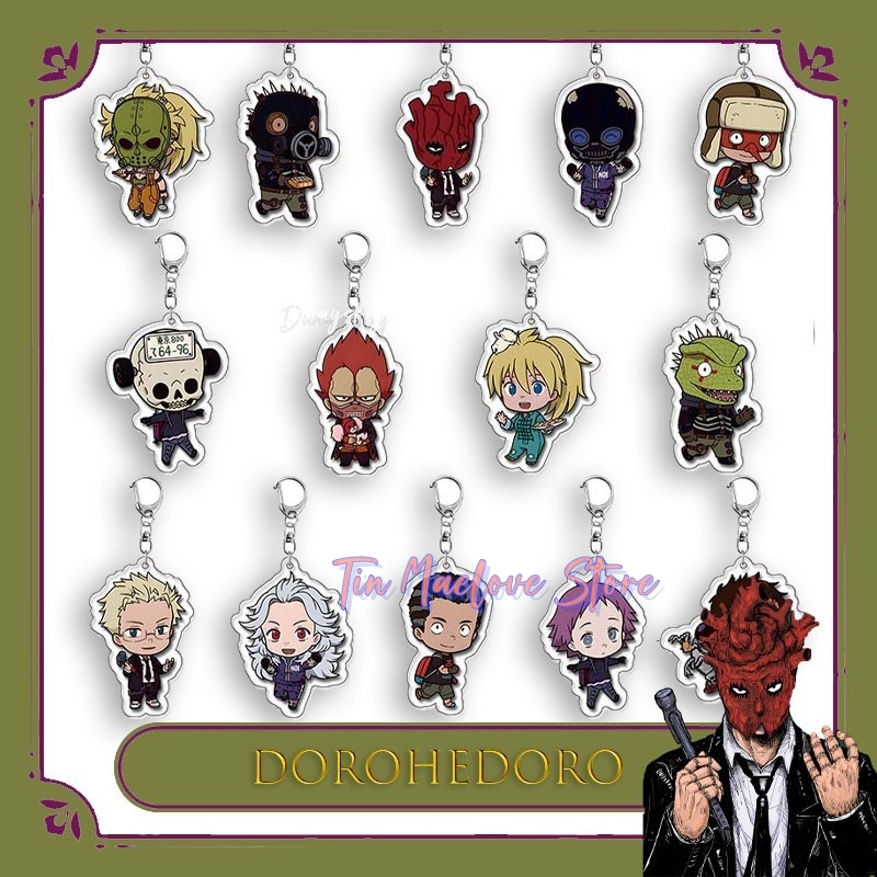 Anime Dorohedoro Acrylic Keych - Women'S Keychain Accessories recensie en prijs