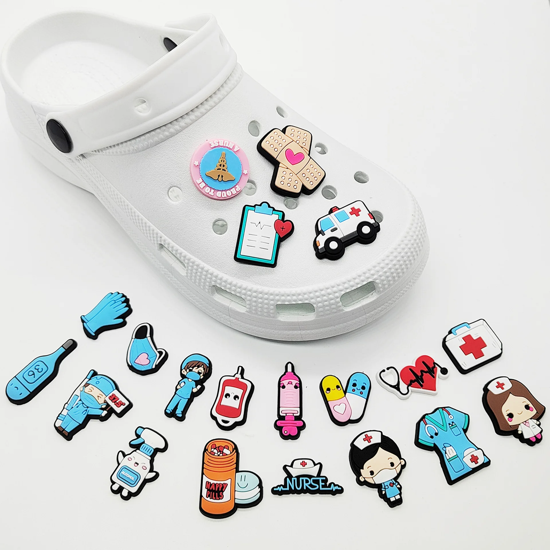 New 1pcs PVC Shoe Charms for C - Women'S Accessories For Crocs recensie en prijs