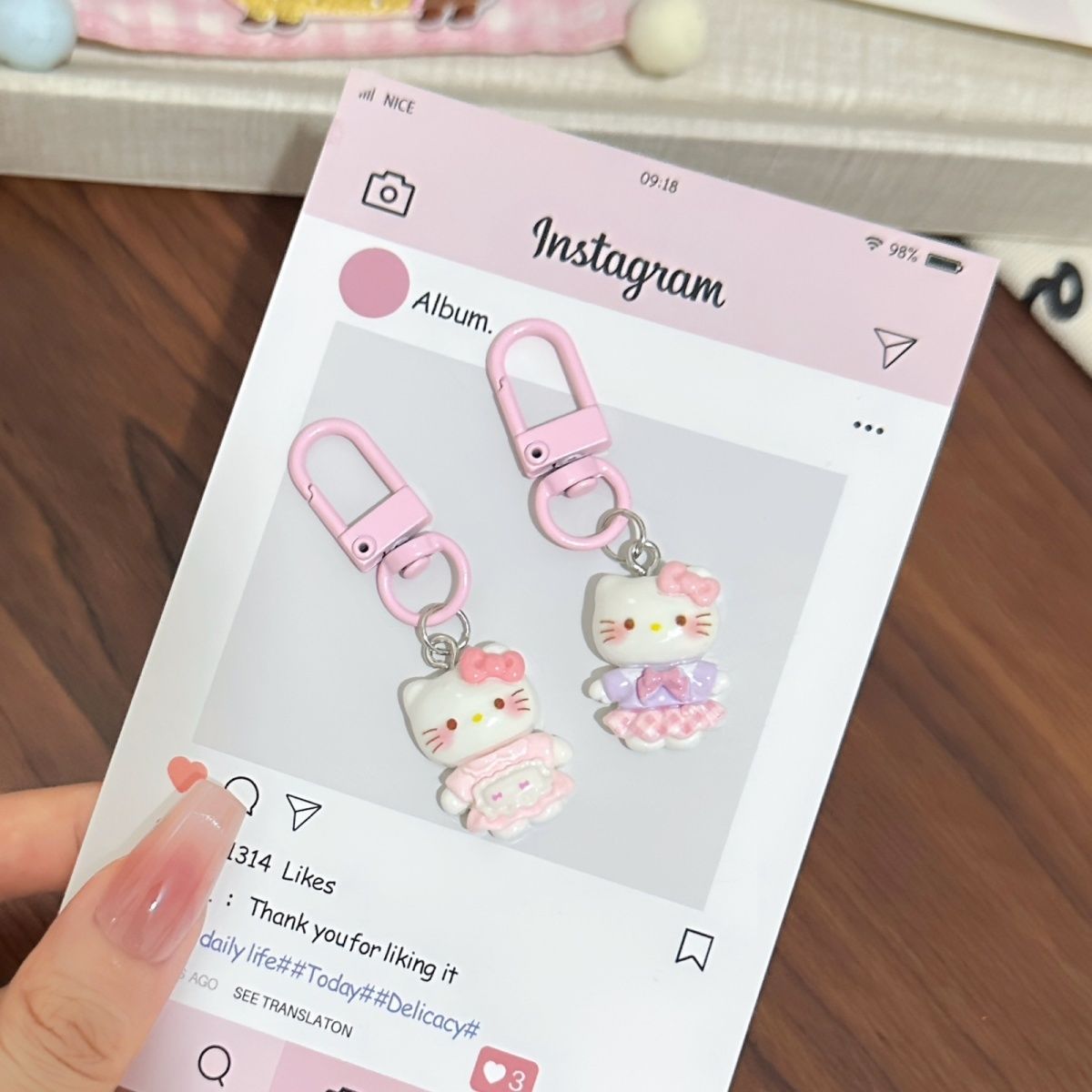 Cute Plaid Skirt Hello Kitty P - Women'S Keychain Accessories recensie en prijs