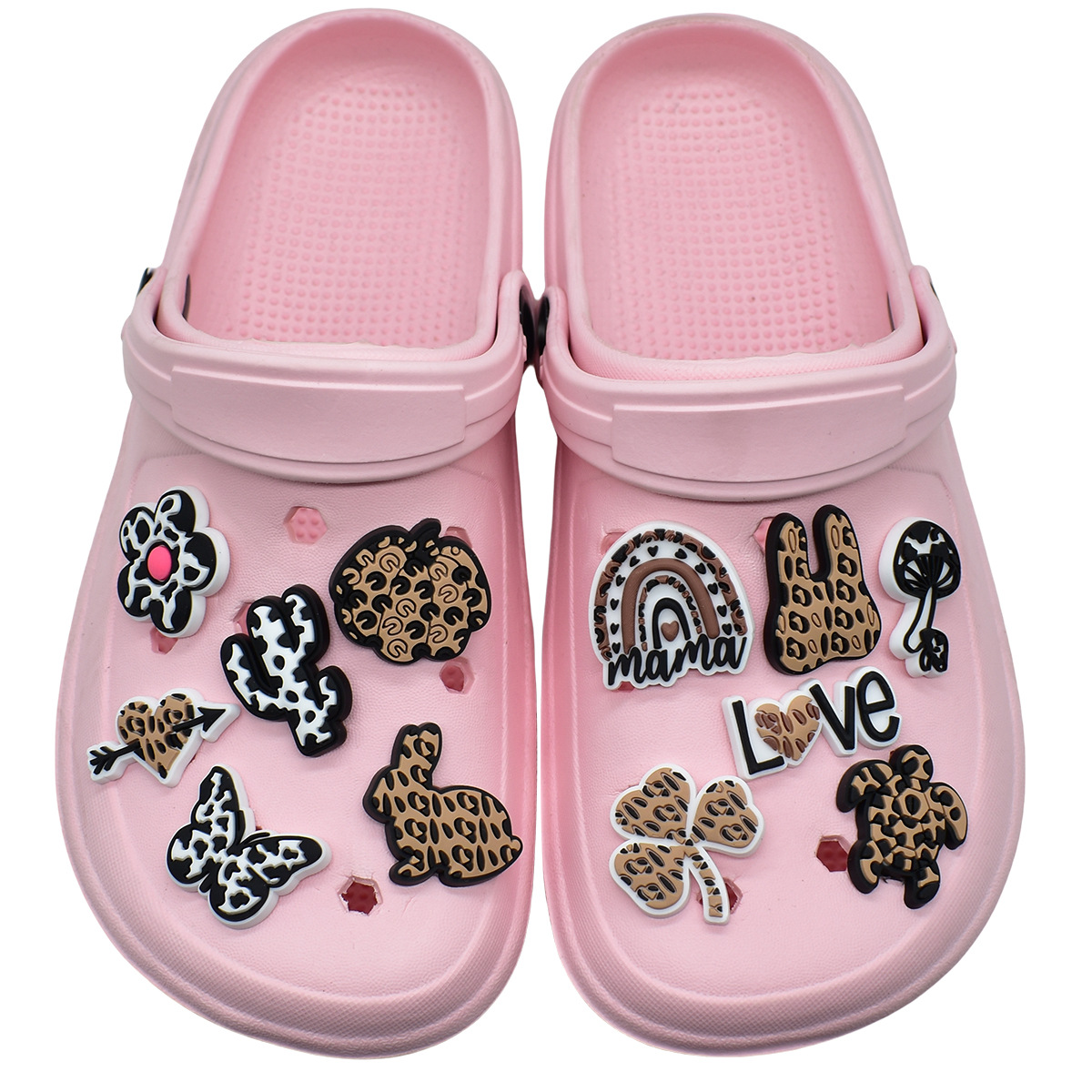 Leopard Print Shoe Charms for  - Women'S Accessories For Crocs recensie en prijs