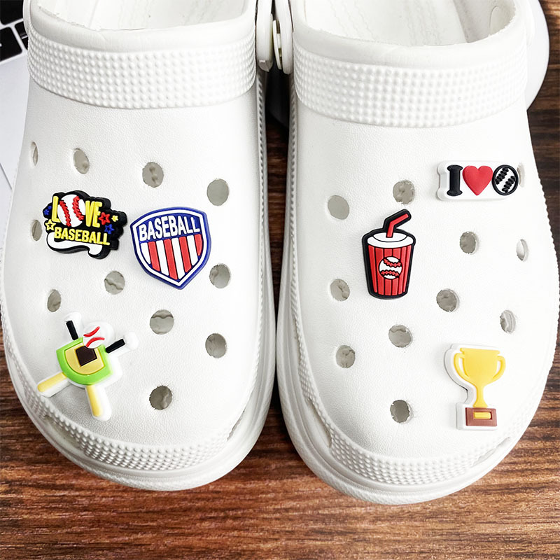 Hot 1Pcs PVC Love Baseball Sho - Women'S Accessories For Crocs recensie en prijs
