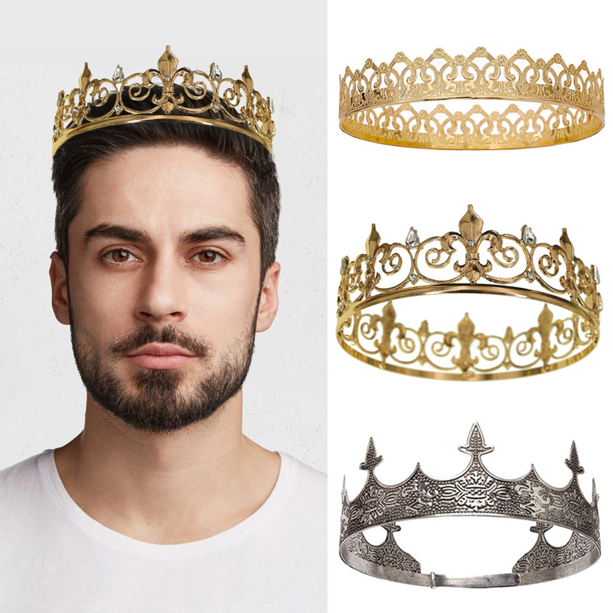 Royal King Queen Crown for Men - Queen Accessories recensie en prijs