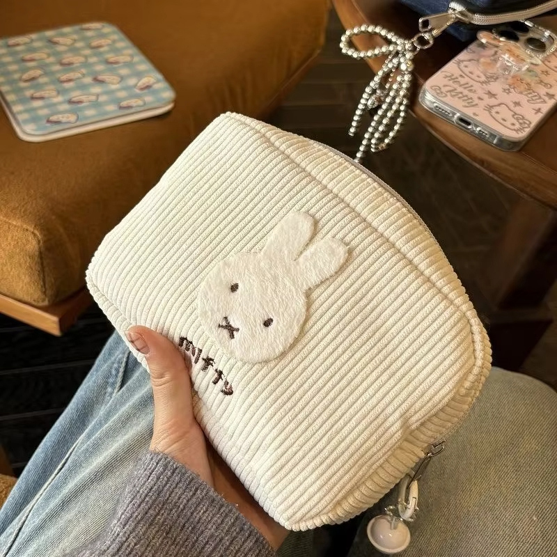 Miffy Kawaii Corduroy Cosmetic - Women'S Vanity Accessories recensie en prijs