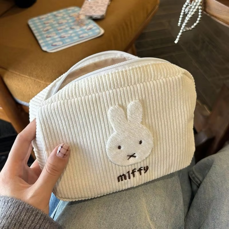 Miffy Kawaii Corduroy Cosmetic - Women'S Vanity Accessories recensie en prijs