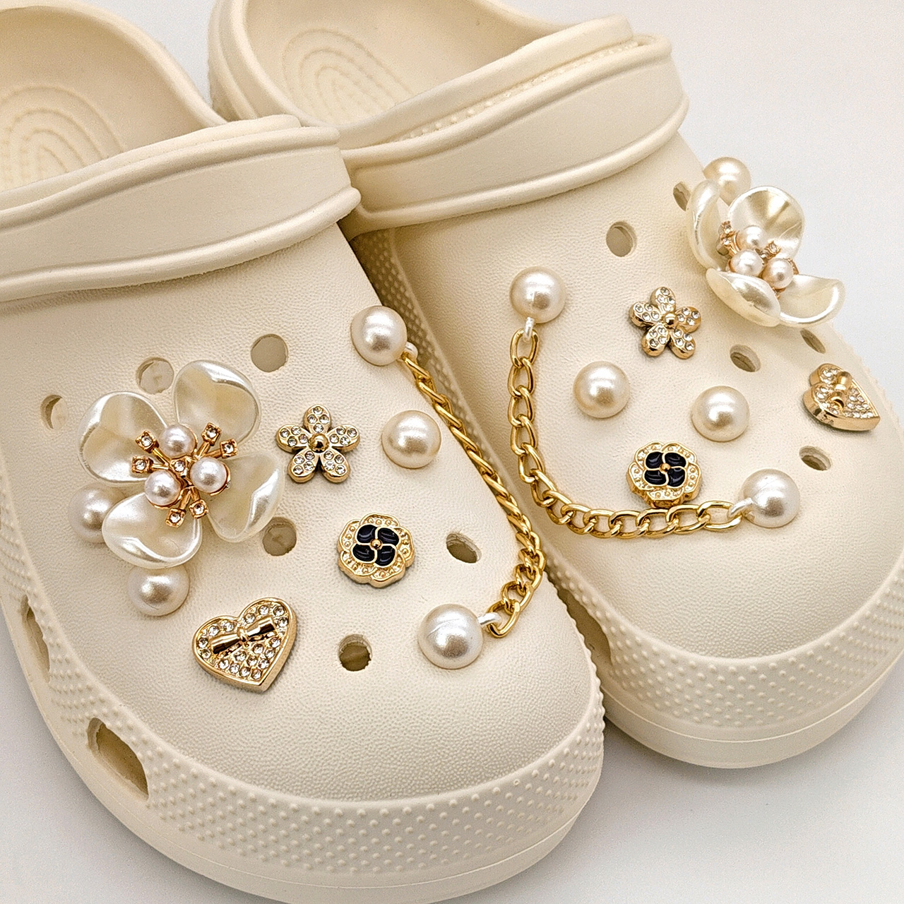 Floral Pearl Shoe Charms for C - Women'S Accessories For Crocs recensie en prijs